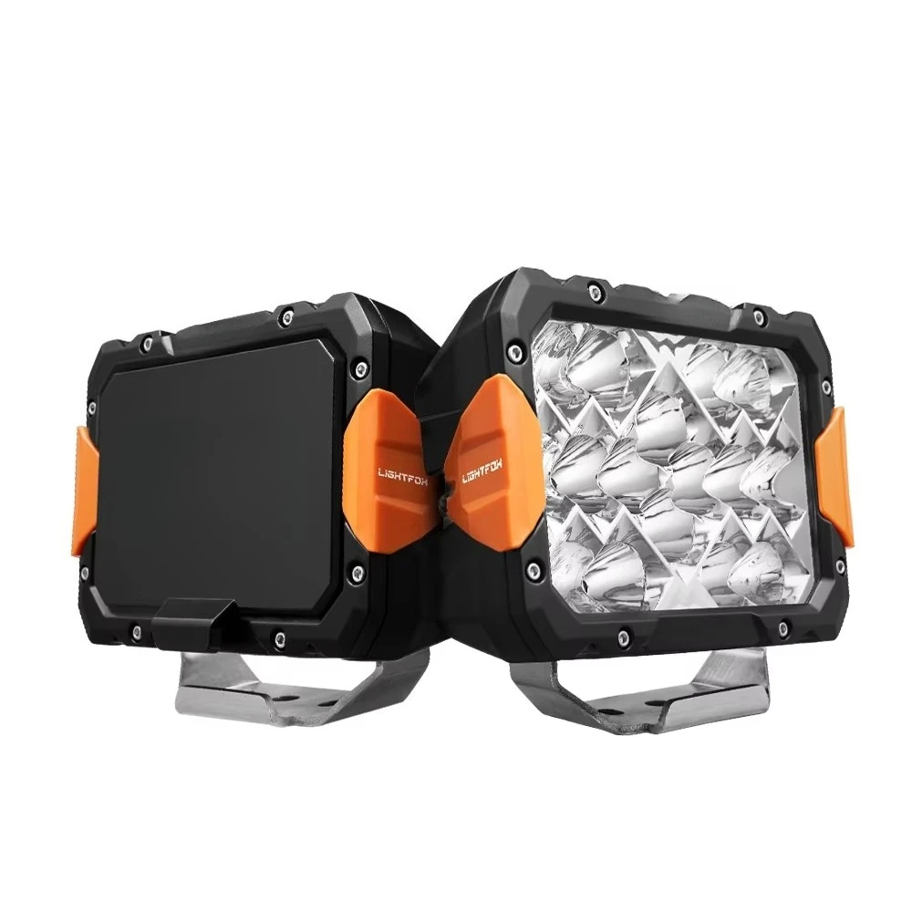 

160W 9 Light Emitting Diode Spotlight 4x4 Off Road Light Emitting Diode Running Light Rectangle Off Road Spotlight