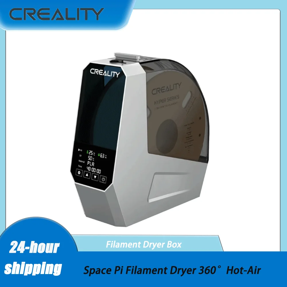 Creality Space Pi Filament Dryer 360° Hot-Air Heating 1KG 3D Printer Filament Dryer Box For Creality K1 C/ Ender 3 V3 KE /SE