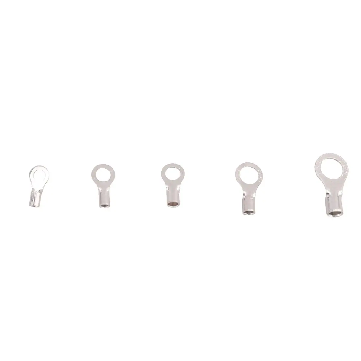 DT17 320Pcs 10 in 1 Non-Insulated Ring Fork U-Type Brass Terminals Assortment Kit Wire Connector Crimp Spade Cable Connectors