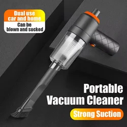 Handheld portable car vacuum cleaner for home and car dual-purpose wireless multifunctional charging vacuum cleaner