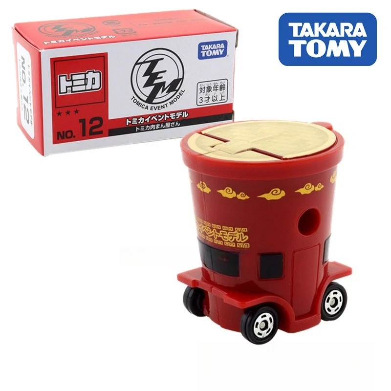 

TAKARA TOMY Cartoon NO.12 Baozi Car Meat Charter Car Model Alloy Car Model Children's Birthday Gift Toys Collection Ornament