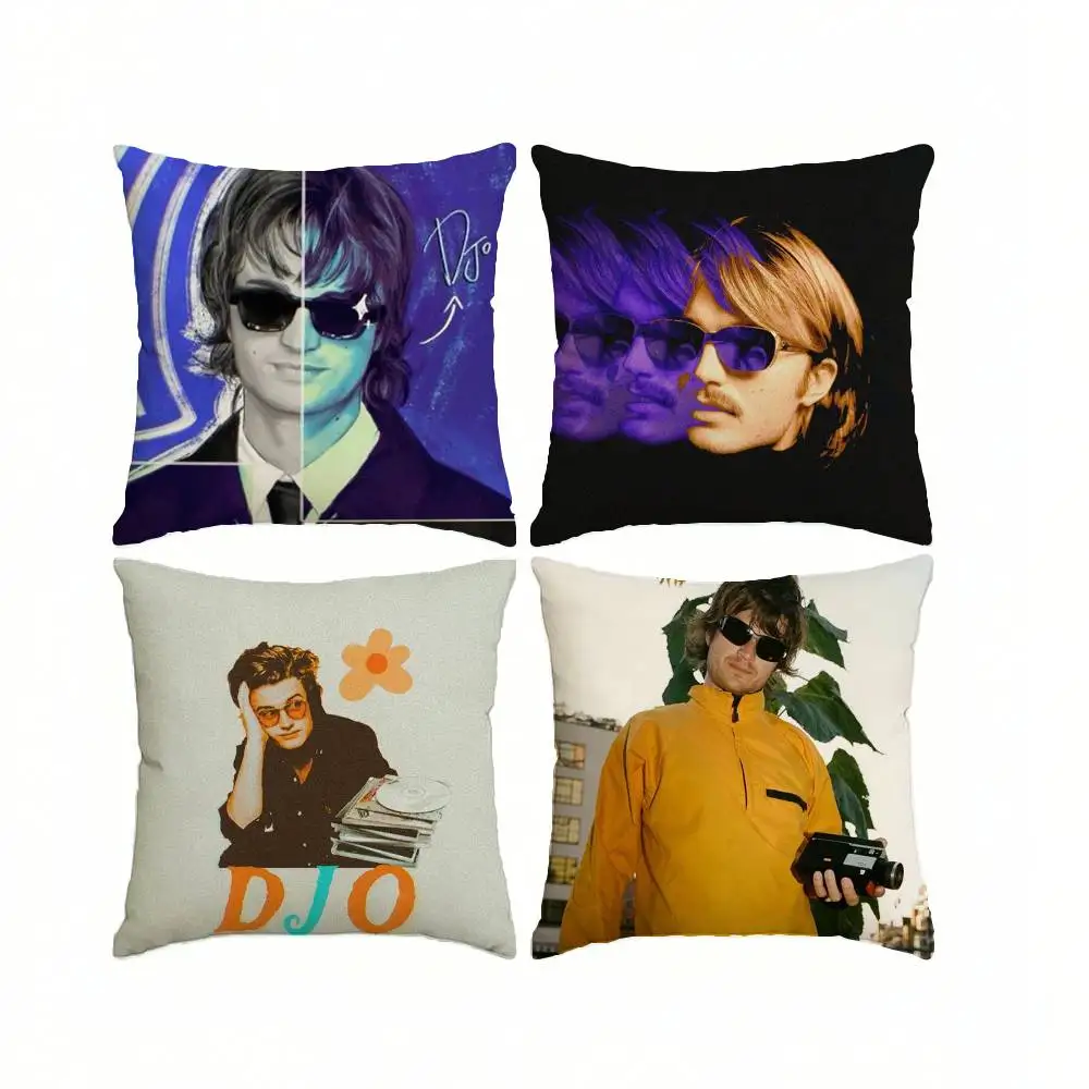 Actor DJO J-Joe K-Keery-y  Square Double-Sided printed Pillow Case Bedroom Bedside Pillow Sofa Cushion Cover