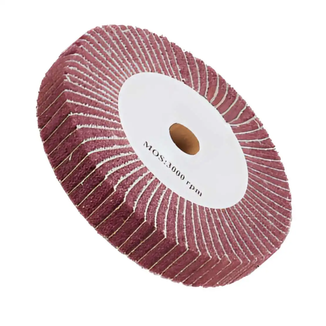 150mm 240 Grit Non-Woven Fine Polishing Wheel Flap Disc Abrasive Buffing Cleaning Pad