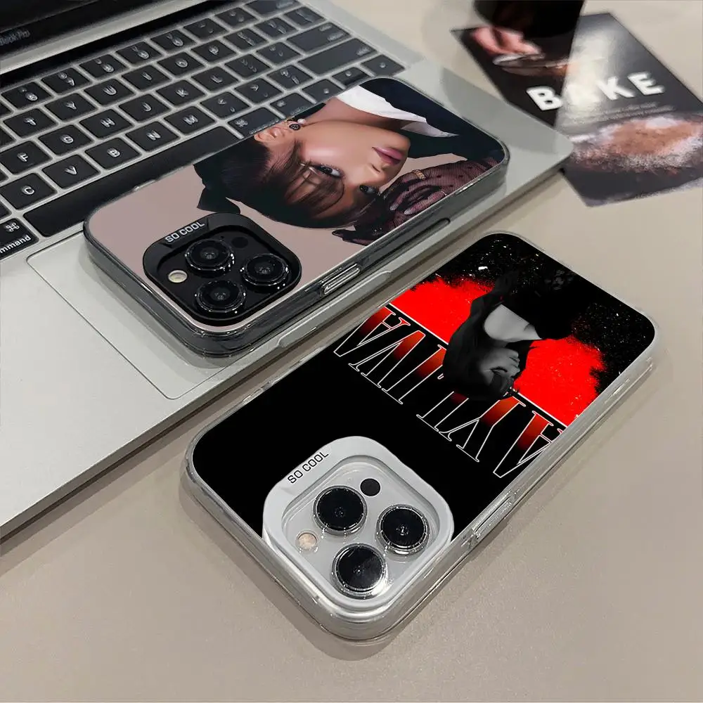 패션 아일리바 모바일 폰 케이스 아이폰 17 16 15 14 13 12 11 X XR XS 8 7 프로 맥스 플러스 반투명 컬러 커버 예쁜 디자인