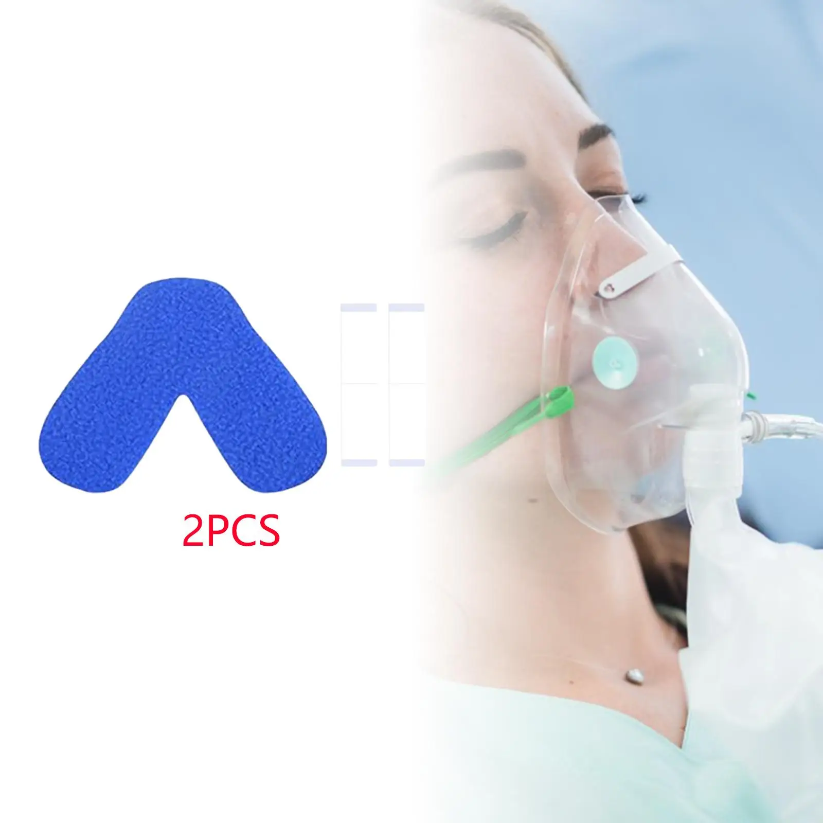 Comfortable Nasal Pads for Face Mask Nose Bridge Cushion Oil Absorbing Anti Leak Sleep Aid Trimable Velvet Soft