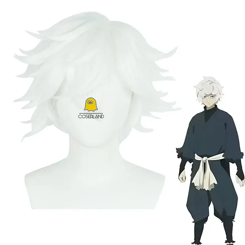 أزياء أنيمي jigokuraku hell's Paradise gabimaru التأثيرية شعر مستعار أزرق علوي iwagakure Shinobi الزي الرسمي gabimaru The Hollow Men