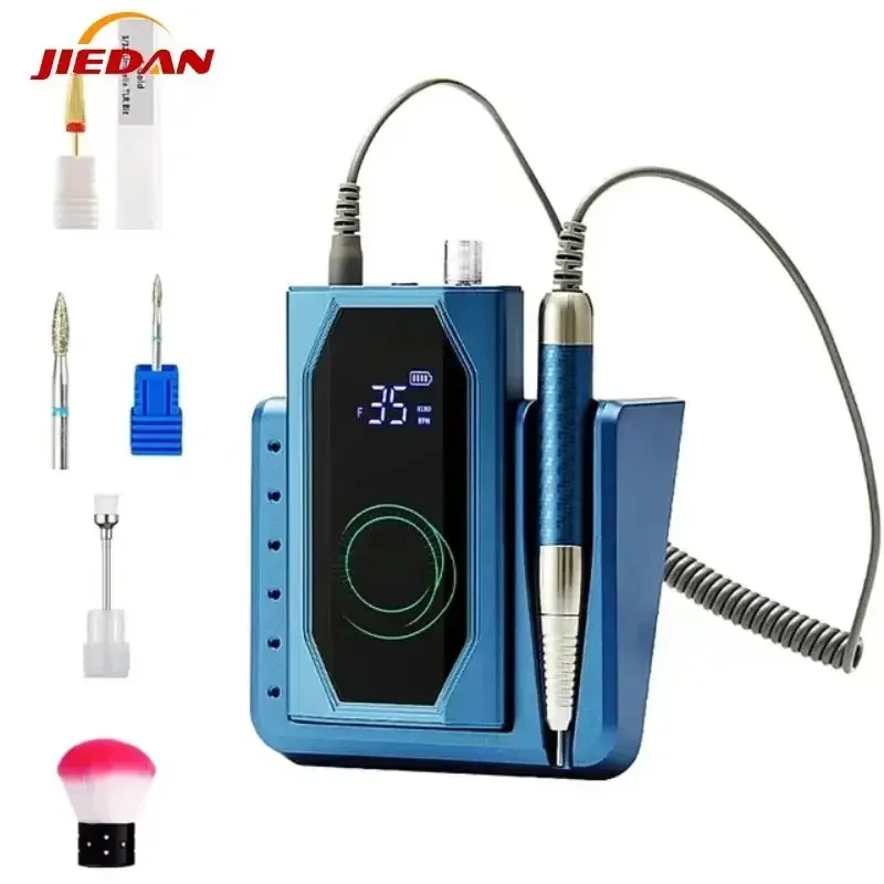 Nail Bit DrillS Machine Rechargeable Brushless 0-40000rpm Professional Efile Strong Set Electric 85W