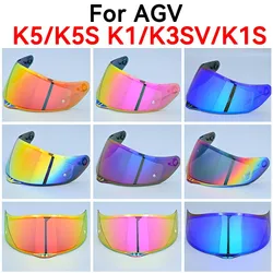 Bouclier de visière de casque K5 pour AGV K3SV K1 K5 K5S, écran solaire haute résistance, puzzles, pare-brise, lentille à coupe UV, accessoires Casco Moto