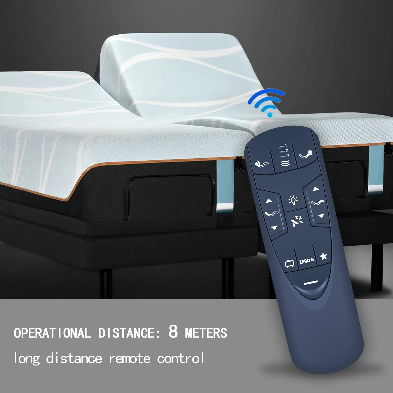 جديد لجهاز التحكم عن بعد Tempurpedic Ergo EXTEND RF502A JLDK.33.01.37