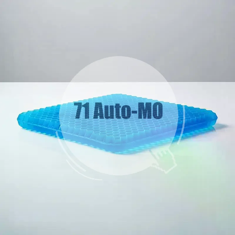Honeycomb Gel Seat Cushion Cooling Breathable Ergonomic Soft Support for Seniors Car Wheelchair Office Chairs