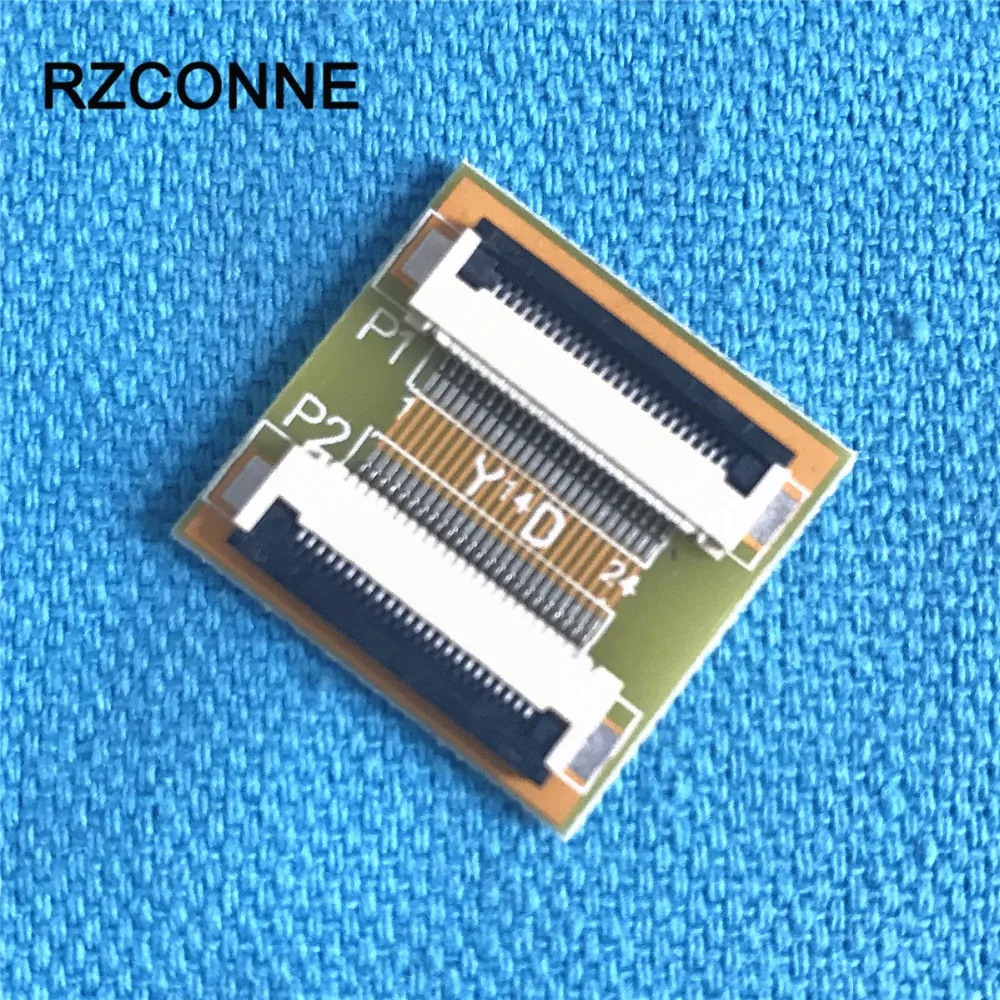 24Pin to 24Pin ZIF 0.5mm Pitch Connector Adapter with Extension FFC Cable 50-500mm can choose new 2set