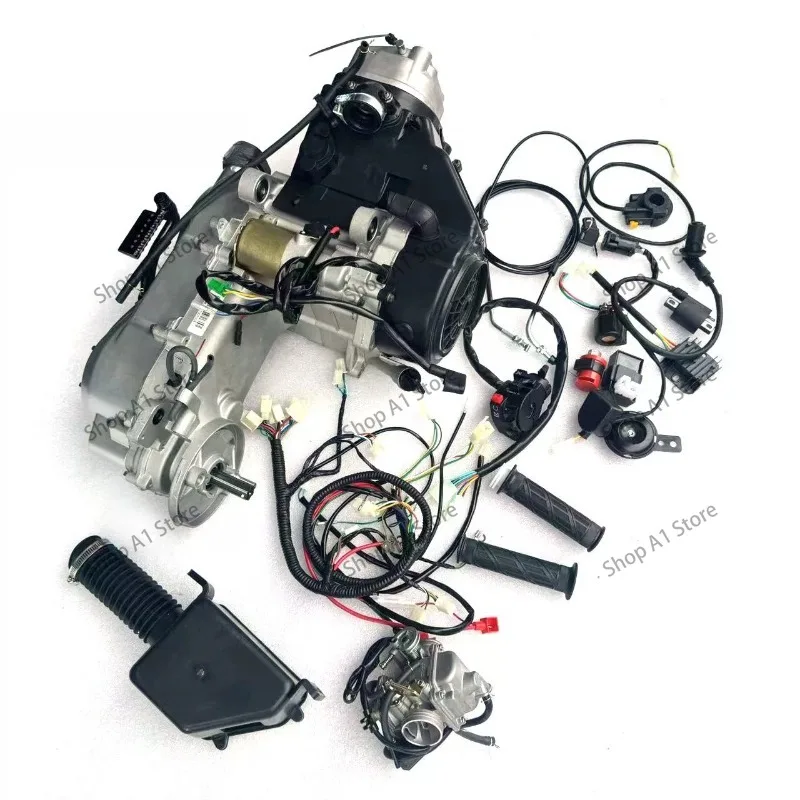 150-200CC four-wheel kart steel tube beach motorcycle continuously variable speed GY6 shaft transmission engine