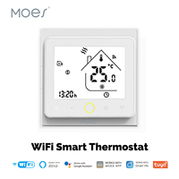 MOES WiFi Smart Water/Electric Floor Heating Thermostat Gas Boiler Temperature Controller Alexa tuya Google Voice zigbee Control