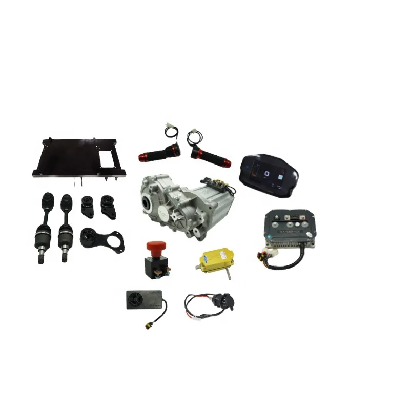 

SiAECOSYS New AC 4000W 72V Mid Drive Motor Power Train Kits with AC Controller Permanent Magnet Synchronous for Electric Golf