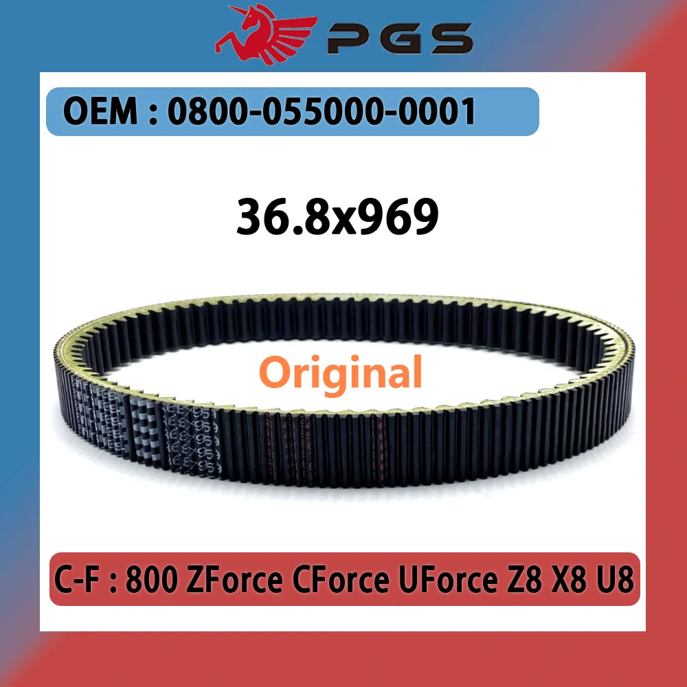 CF Original Mitsuboshi 969x36.8 36.8x969 CVT Drive Belt For 0800-055000-0001 CFMOTO 800 CF800 ZForce CForce UForce Z8 X8 U8 ATV