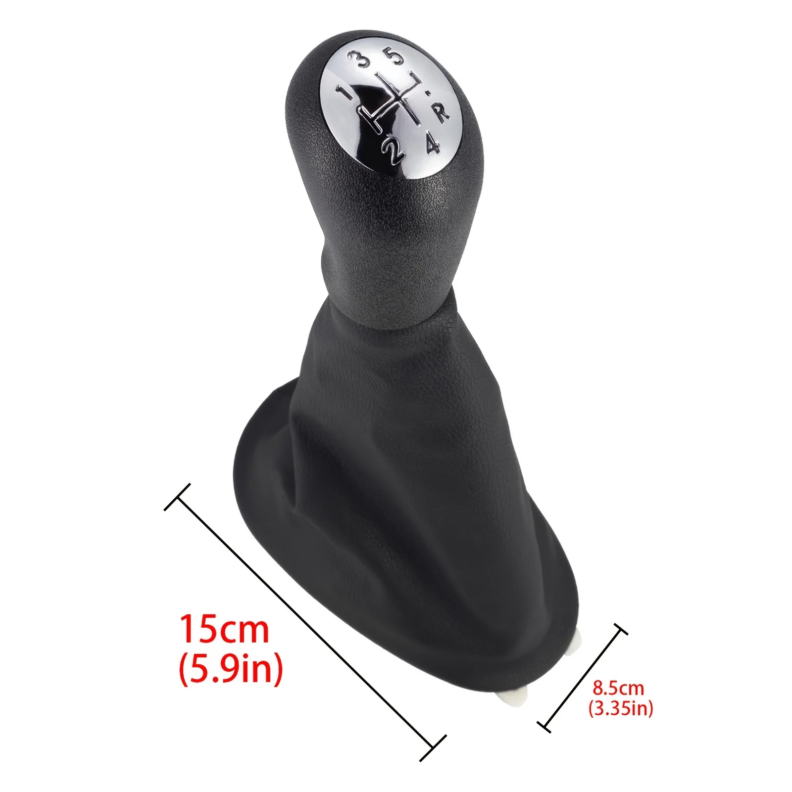 5 Speed Gear Shift Knob Boot for Renault Clio II 2001-2009 Megane II 2002-2009 Scenic II 2003-2006 Kangoo 2009