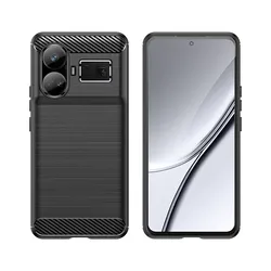 For Funda Realme GT5 Case Realme GT3 GT5 5G Cover Brushed TPU Cases Shockproof Silicone Protective Phone Back Cover Realme GT5