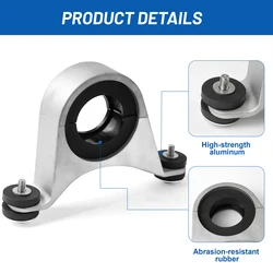 Silver Driveshaft Center Bearing Support Carrier Upgrade for 2005-2014 Dodge Charger Challenger/Magnum/Chrysler 300