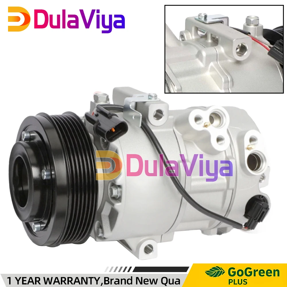 AC A/C Compressor with Clutch For Hyundai Tucson 2016-2017 L4 2.0L 97701D3200 CO29261C 168312 VSE16 97701-D3200 DVE16
