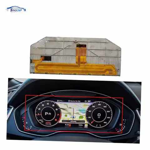 1 PC 12.3인치 디스플레이 가상 조종석 클러스터 대시보드 계기판 LCD 화면 LAM1233555C (2014-2020 아우디 A3 A4 A6 Q5 Q7 Q8 TT 용) 1 PC 12.3인치 디스플레이 가상 조종석 클러스터 대시보드 계기판 LCD 화면 LAM1233555C (2014-2020 아우디 A3 A4 A6 Q5 Q7 Q8 TT 용)