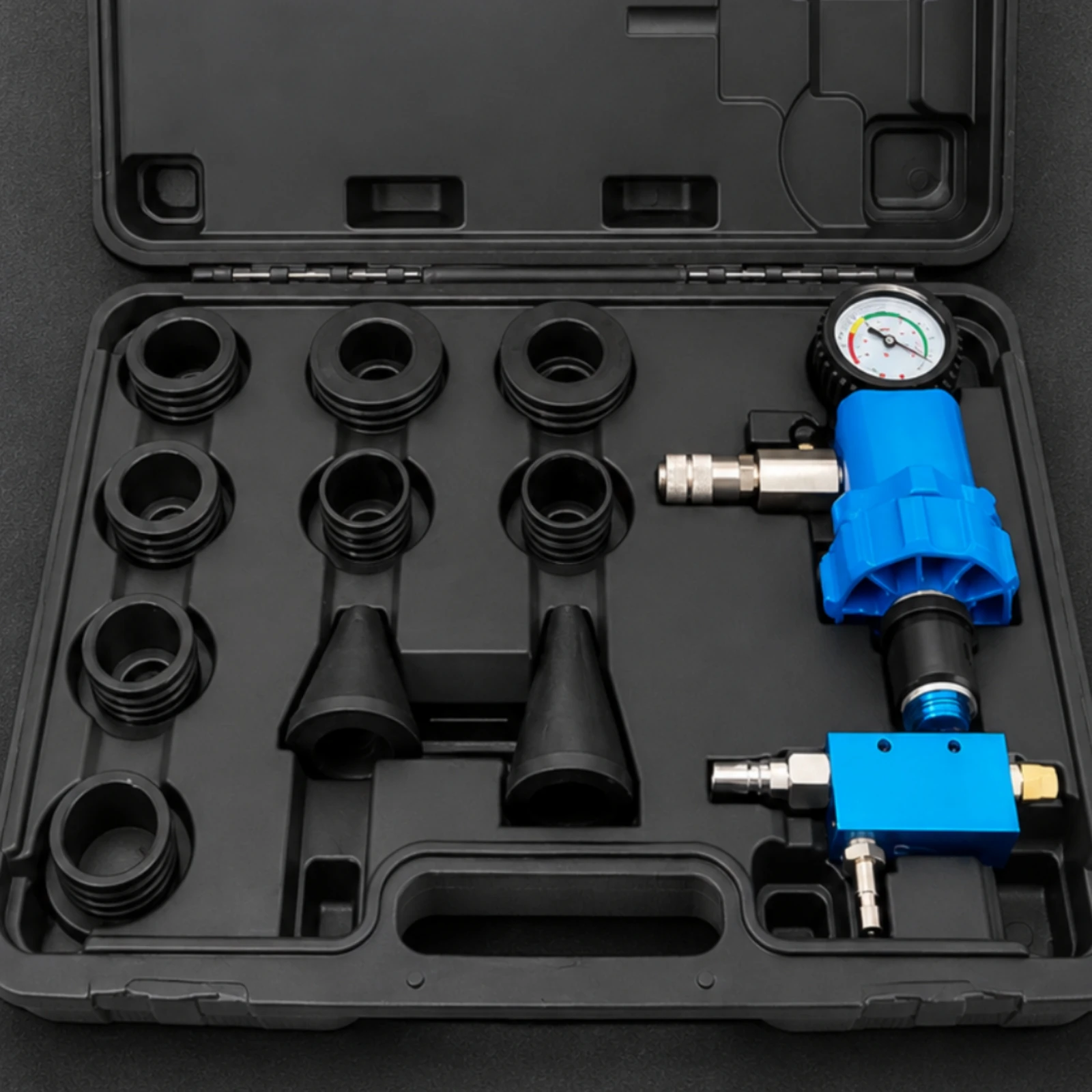 Cooling System Air Purge Tool Transparent Automotive Vacuum Cooling-System Service Tool Coolant Vacuum Fill Kit Long-Lasting