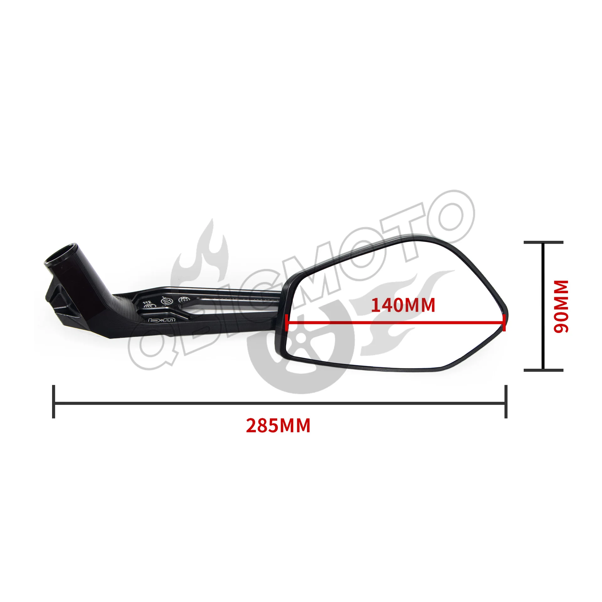 Left&Right Side Motorcycle Rearview Mirror For BMW R1300GS R1200GS/LC/ADV F650GS F700GS F800GS G650GS G310GS F900XR S1000XR