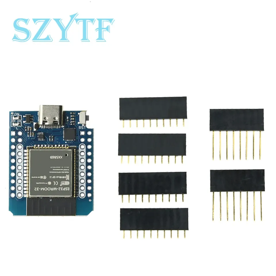 Wemos Arduino용 개발 보드 모듈, 핀 포함, D1 MINI ESP8266 ESP32 ESP-32S, 와이파이 블루투스 호환 CP2104 CH9102