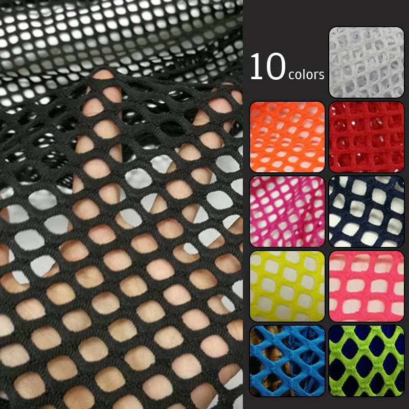 1 Meter Fish Net Mesh Cloth Fabric Large Mesh Lace Clothing Fabric Dress Hollow Lace Lining Stockings Diy Craft