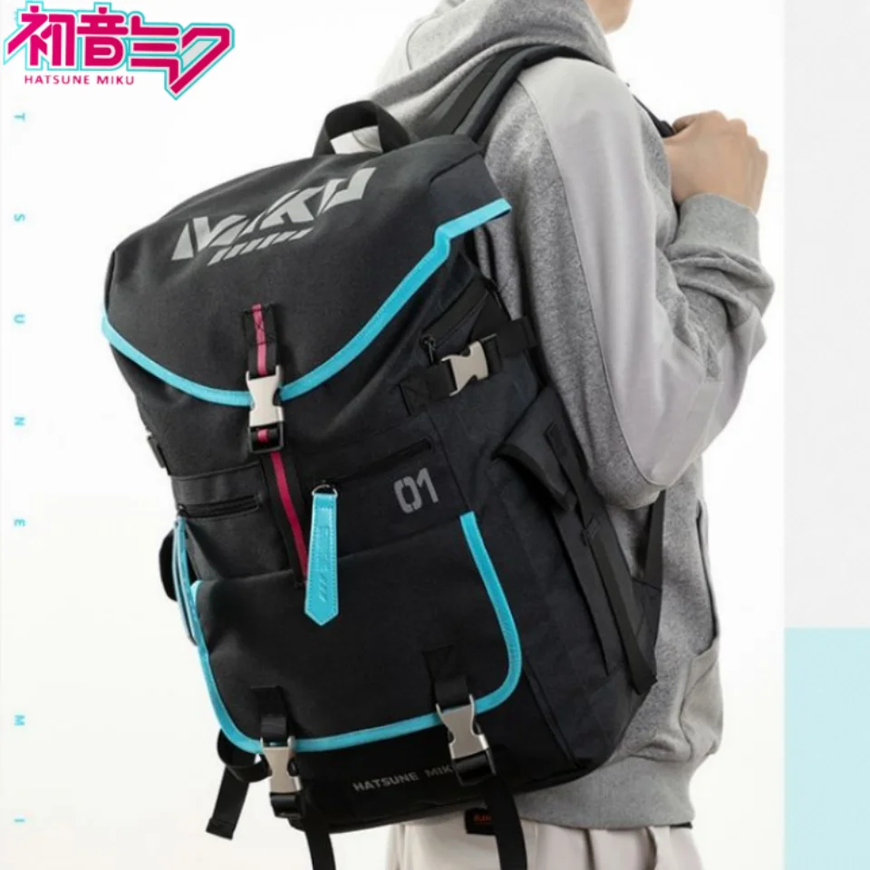 

Moeyu Anime Backpack for Men And Women Hatsune Miku Cosplay School Shoulder Bag Laptop Travel Hiking Rucksack Casual Fashion