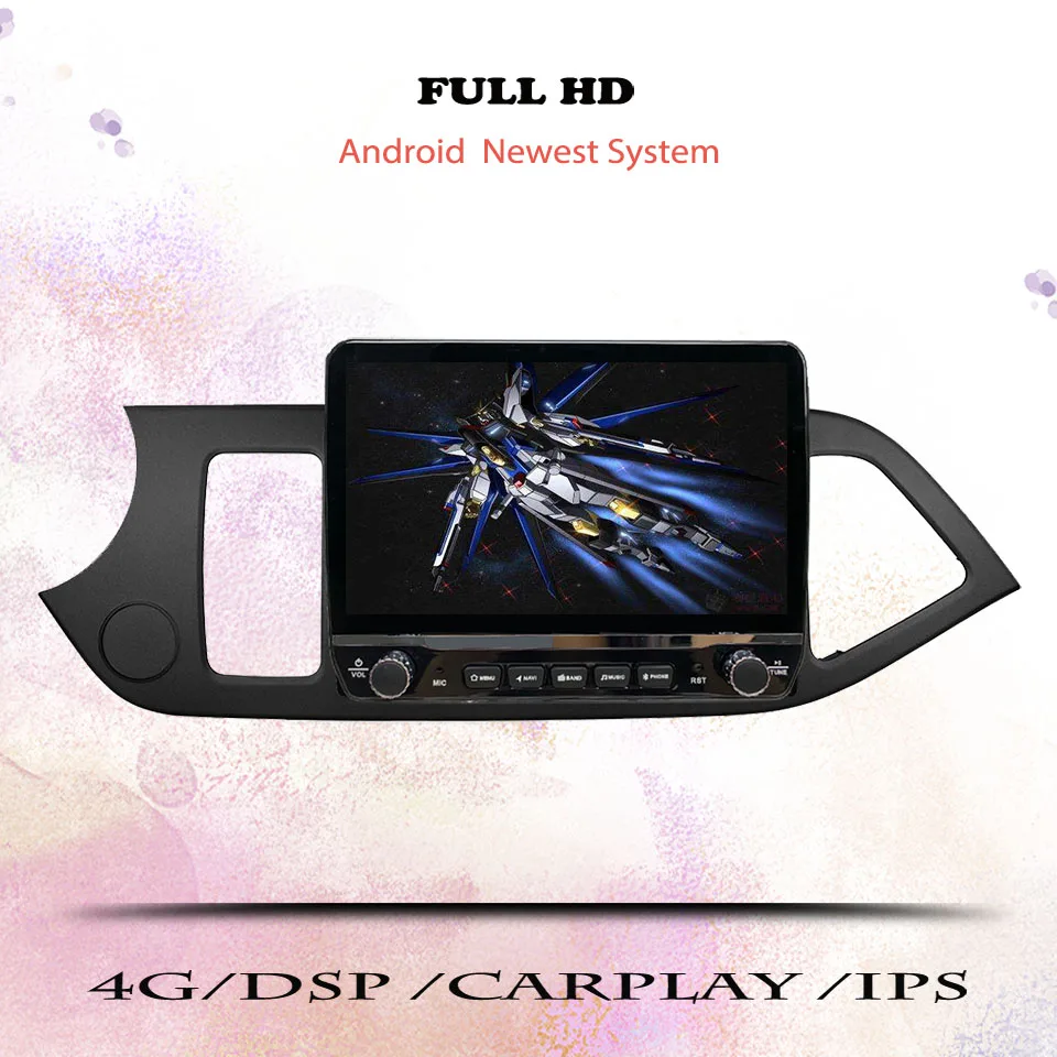 Para Kia Morning Picanto 2011 - 2017 Radio de coche Audio Multimedia Video HU unidad principal con navegación GPS Android 14 8G ram Auto DVD