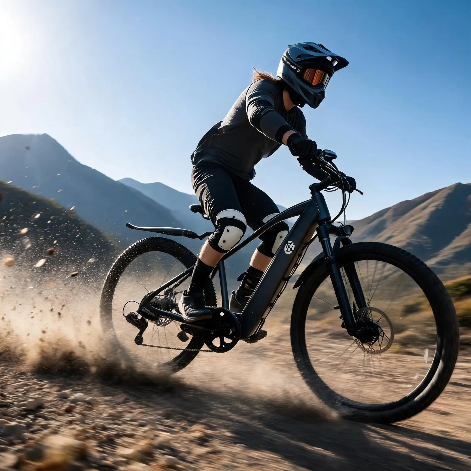 Ideal Gift for Dad 26 Inch Off Road Electric Bike 500W Brushless Motor Max 44 Miles Long Range Top Speed 20MPH 30° Climbing Capacity Pedal Assist Mode 7-Speed Gear Dual Disc Brake, Perfect Gift for Cyclists US Warehouse Free Shipping