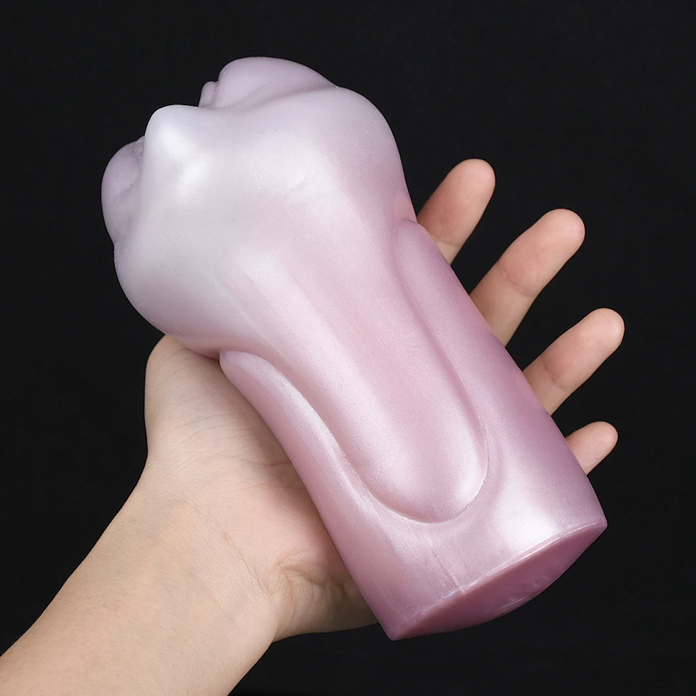 GEEBA New Imitate Animal Leopard Masturbator Male Silicone Soft Aircraft Cup Prostate Massager Sex Tool Sexy Toy For Men 18+