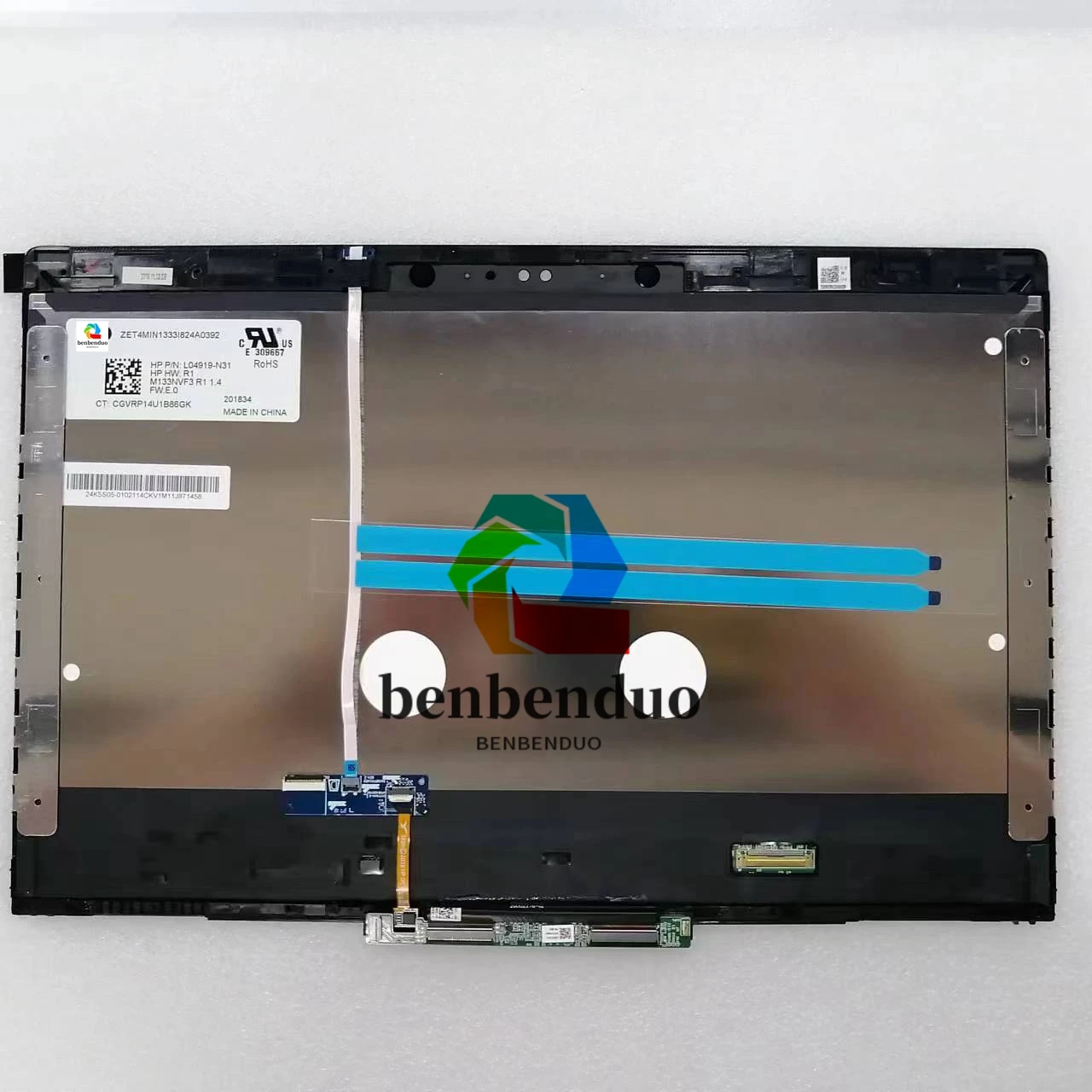 

M133NVF3 R1 13.3" inch Laptop LCD LED Touch Screen Digitizer Assembly For HP EliteBook x360 1030 G3 1920*1080 P/N: L04919-N31