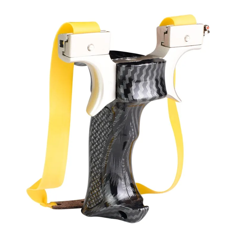 

Черный ремень из углеродного волокна с парой резиновых лент, используемый для охоты на открытом воздухе, подходит для соревнований по стрельбе на открытом воздухе