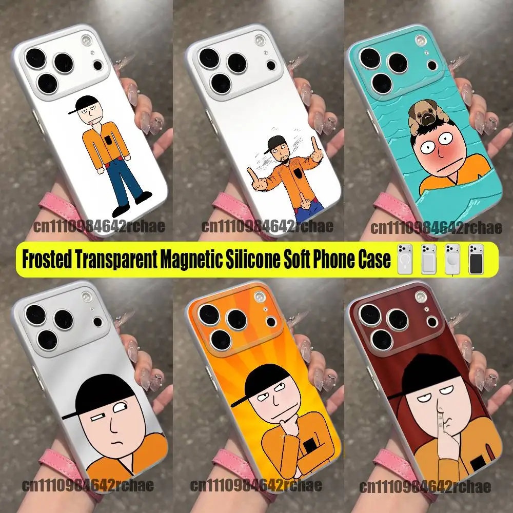 For Kevin Spencer Phone Case For iPhone 15 17 12 14 13 16 11 E Max Plus Air Pro Mini For Magsafe Magnetic Clear