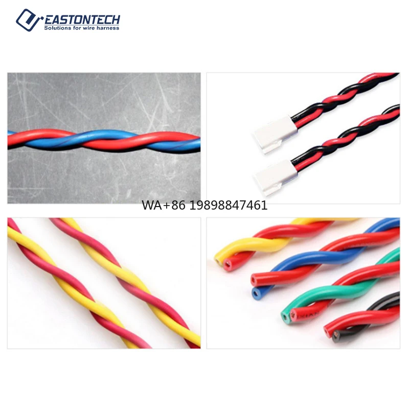 

High Efficiency Automatic 0.1-2.5mm2 Double Wire Twisting Machine Cable Twister Machinery