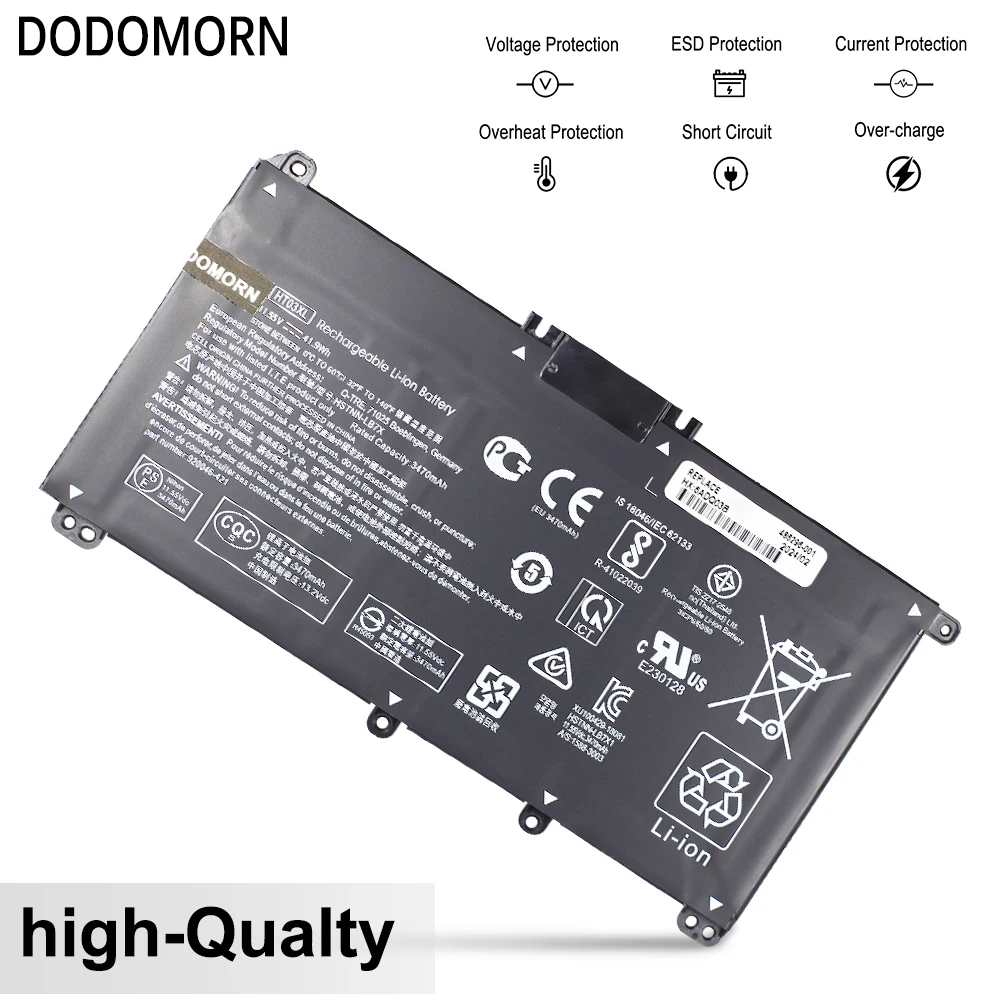 Imagem -03 - para hp Pavilion 14-ce0025tu 14-ce0034tx 15-cs0037t 250 255 g7 Hstnn-lb8l Hstnn-lb8m Hstnn-db8r Bateria do Portátil 41.9wh Ht03xl