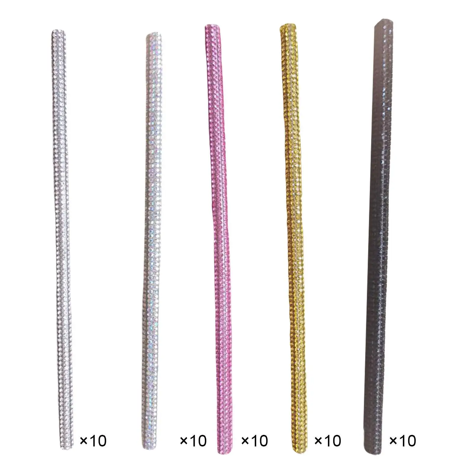 

10x отделка выпускного отверстия для вентиляционного отверстия, прочная U-образная форма, 20 см, блестящие портативные формовочные детали из ПВХ