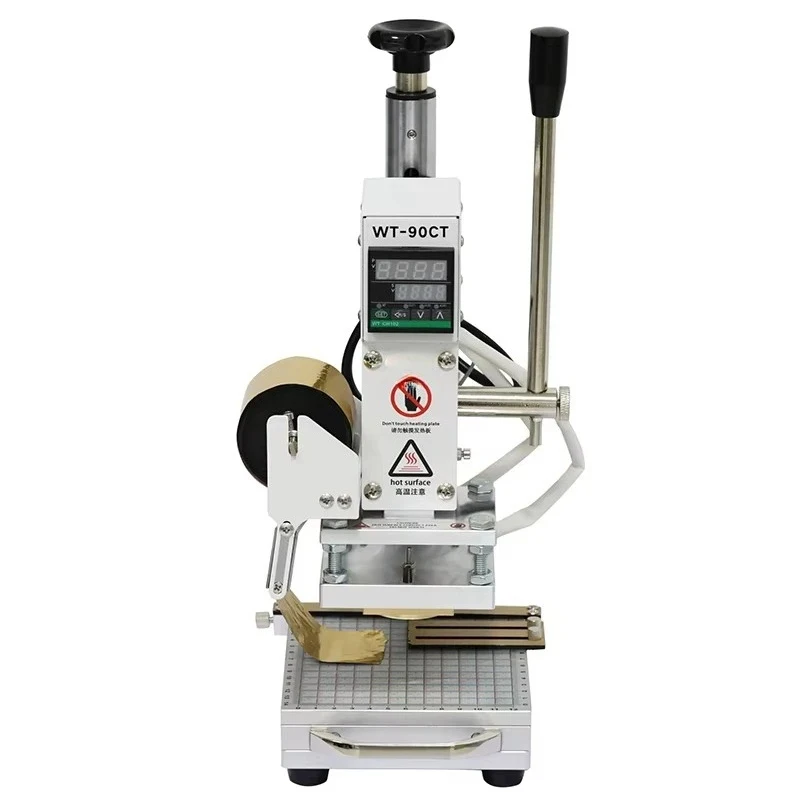 high quality Manual Automatic Feeding Stamp Digital Hot Foil Stamping Leather Eming Heat Prsing hine