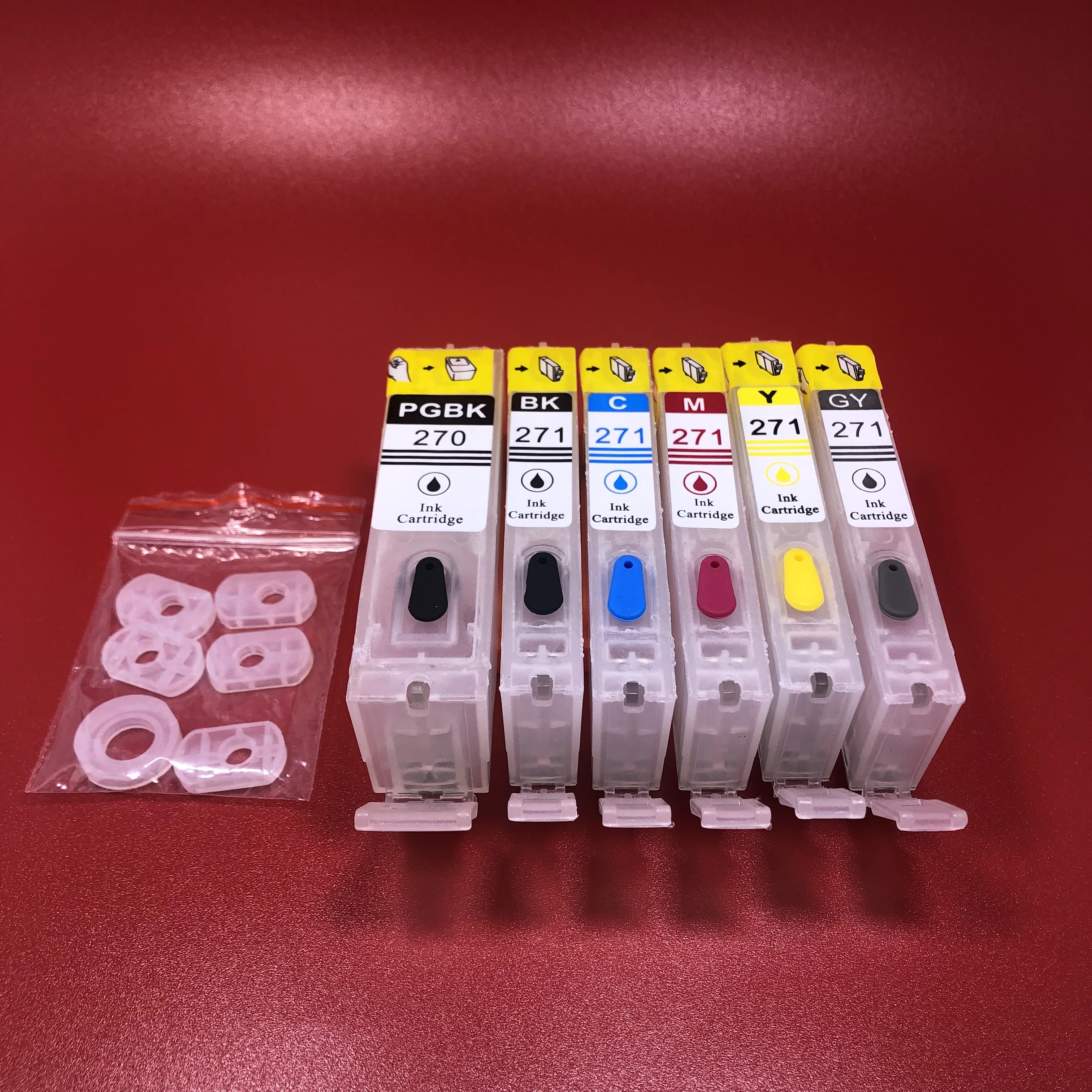 PGI-270 CLI-271 Empty Refillable ink cartridge for Canon PIXMA MG5720 MG5721 MG5722 MG6820 MG6821 MG6822 TS5020 TS6020