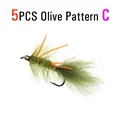 5PCS Olive C