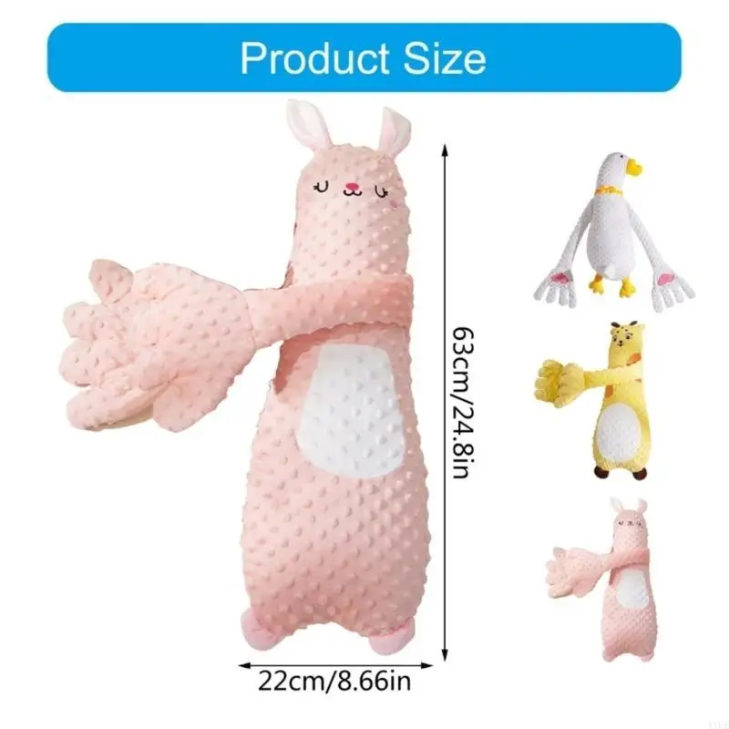 bé đáng yêu làm dịu tay đồ chơi an ủi đầu lên đầu thực hành tấm đệm gối hỗ trợ