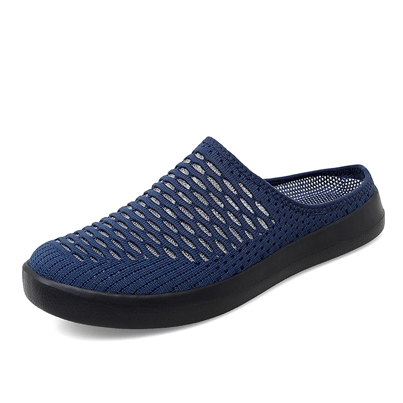 Plus Size 49 50 51 52 53 54 Slip On Half Shoes For Men Women Breathable Mesh Slippers Slides Indoor Outdoor Lightweight Big Foot