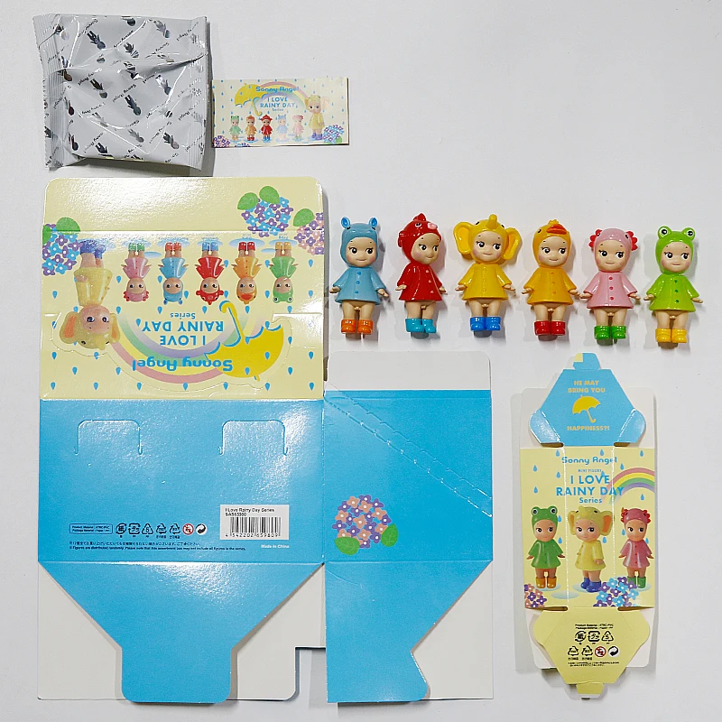 حار سوني الملاك دمية المطر يوم سلسلة سلسلة صندوق أعمى شخصيات صغيرة عمل نموذج تحصيل ديكور فتاة لعبة هدية عيد ميلاد #5