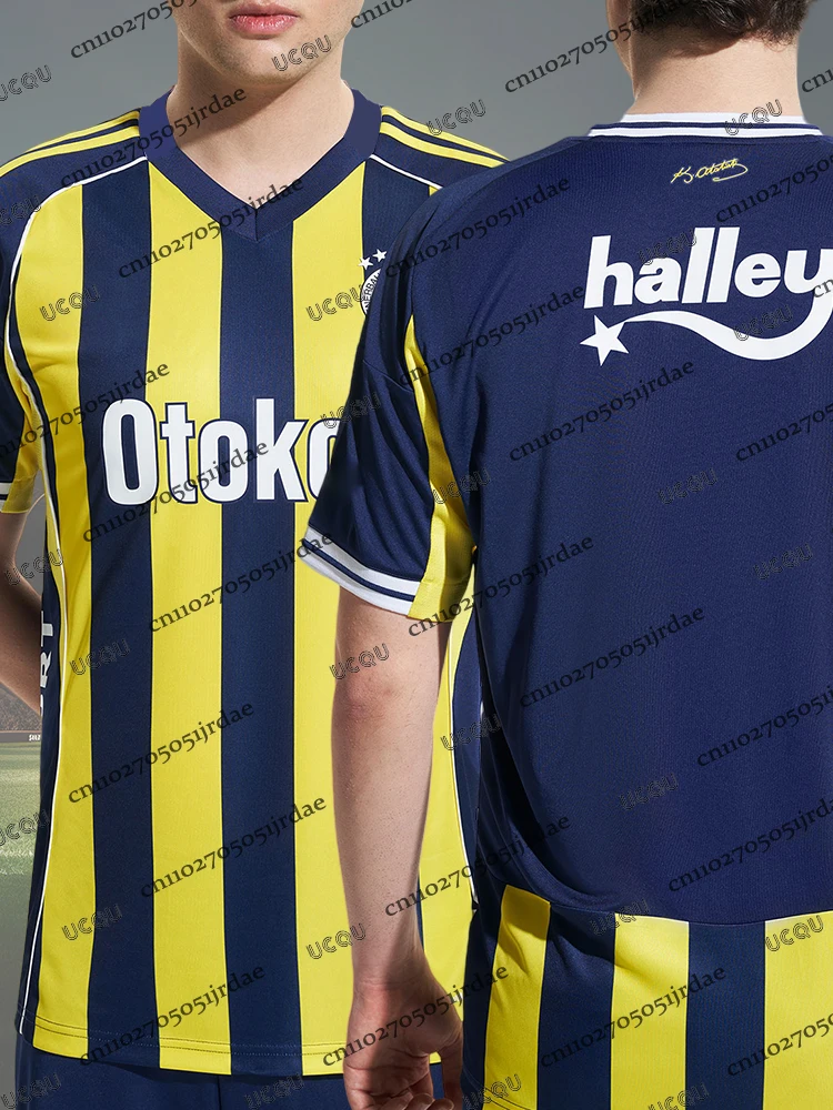 

Summer Turkey Football Men Football Jersey Quick Drying Motor Shirts 25-26 Fenerbahce Home Jerseys Football Shirts Team Uniform