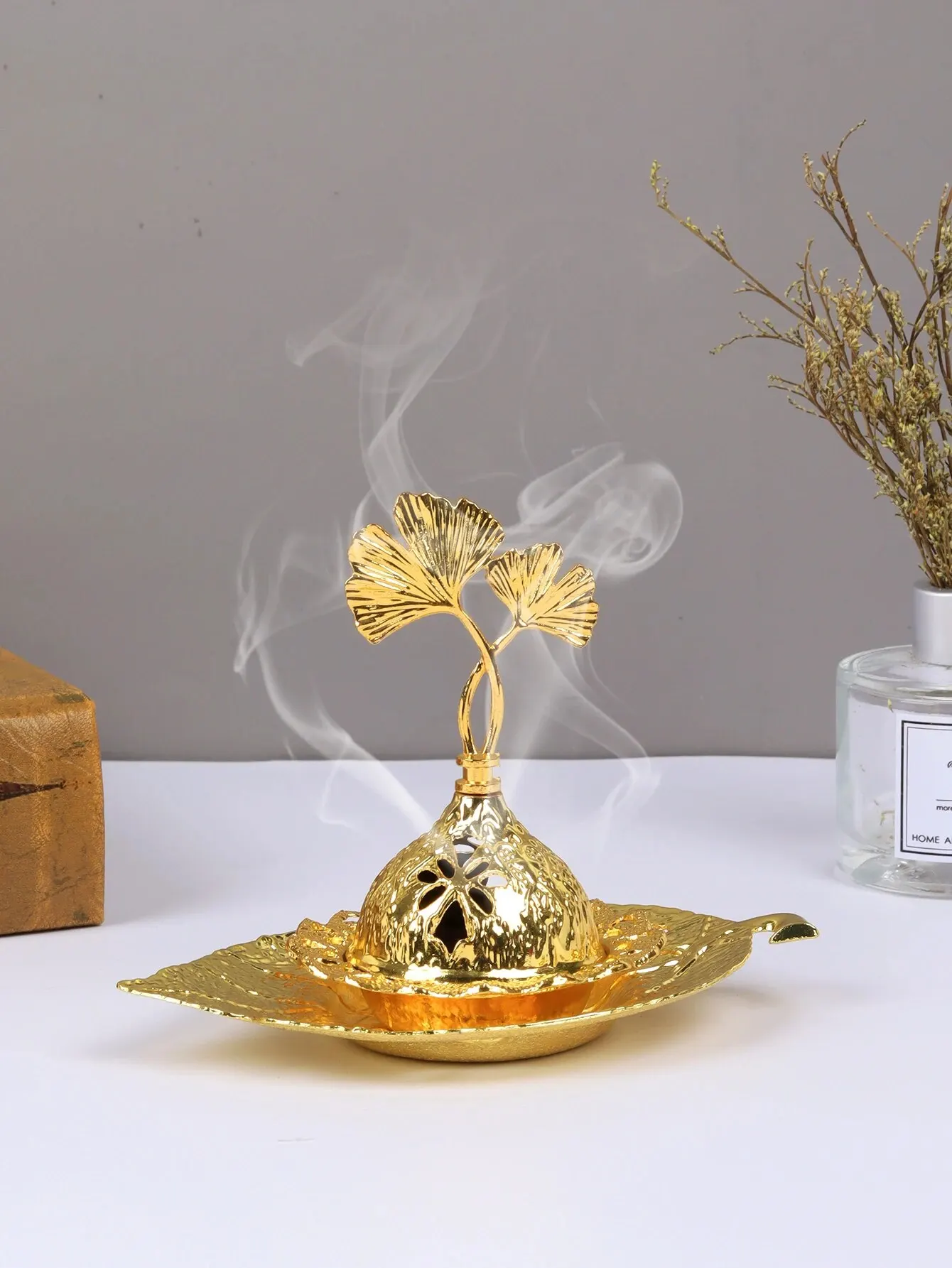 موقد البخور المعدني الصغير المحمول ، الشرق الأوسط ، العربية ، زين ديكور المنزل ، حفل الشاي ، الصغيرة ، 1 قطعة