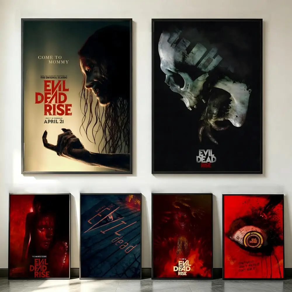 movie Evil Dead Rise Poster Poster HD Trendy SelfAdhesive Wall Art Print For Living Room Bedroom Dorm Office Home Gift
