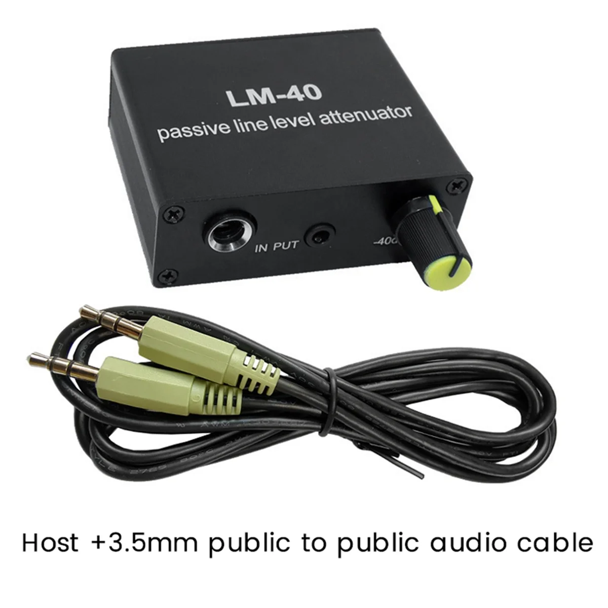 Audio Passive Attenuator,Line Output Signal Sound Card,Speaker,Microphone,Mic Port,High Low Level Converter+3.5 Line