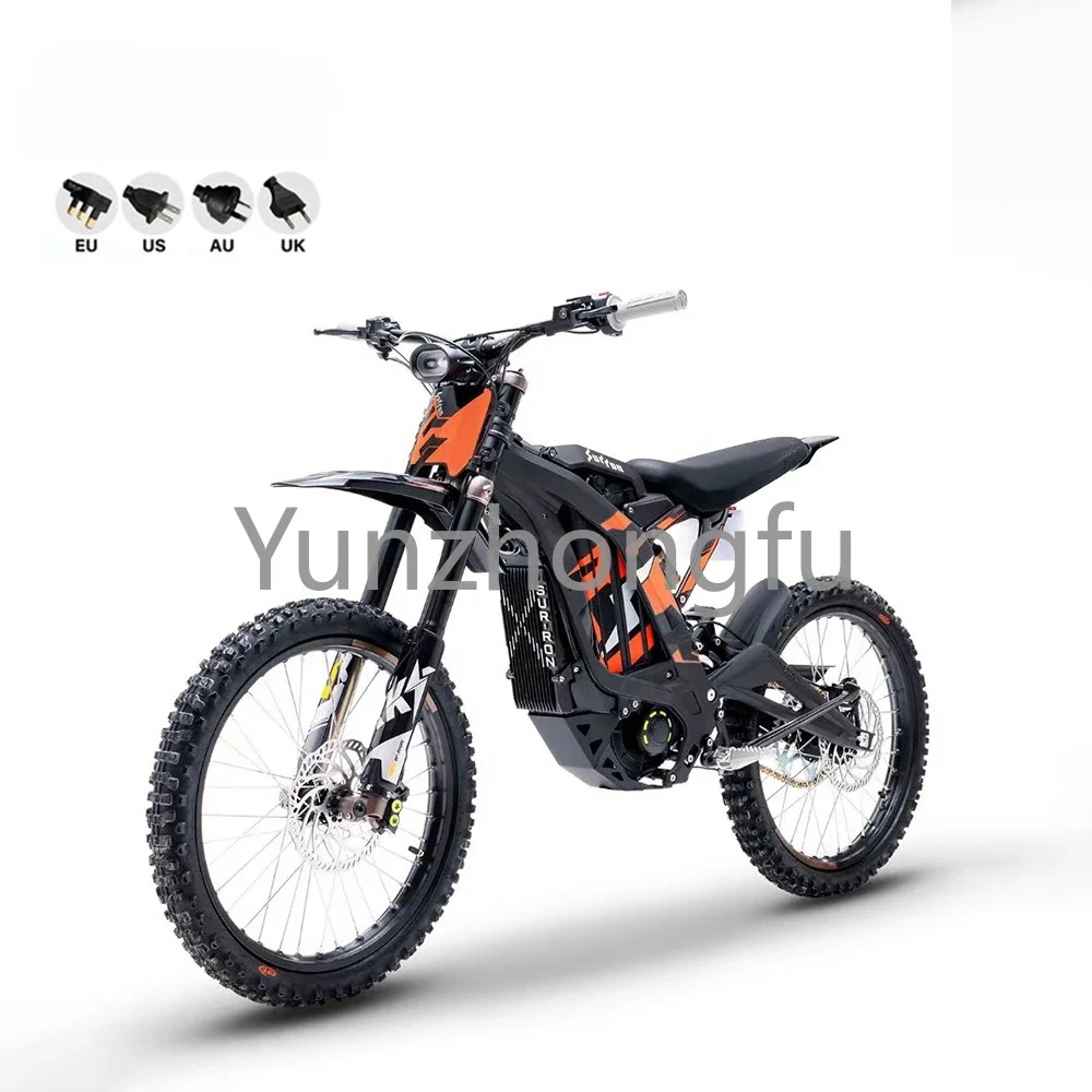 2023 New Electric Dirt Bike 60V 6000W Middrive Light Bee X E Dirtbike 75KM/H 38AH Long Rang Off Road Ebike Electric Motorcycle