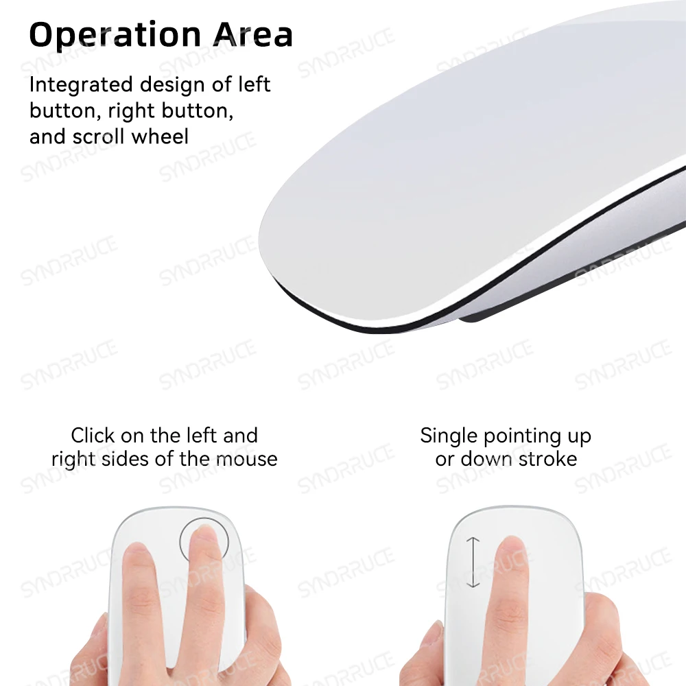 Wireless Bluetooth Touch Mouse Suitable Tablet Notebook macbook HUAWEI Xiaomi Mini Mouse Gamer Ergonomics Hold Gaming Mouse